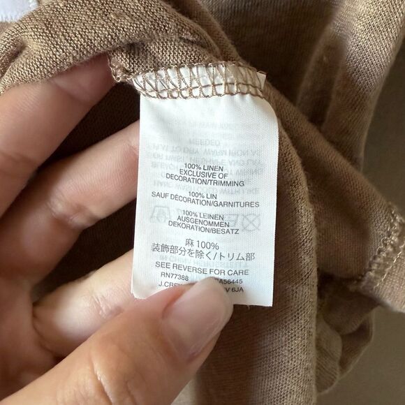 J. Crew Tan T-Shirt Size XXS - Picture 5 of 6